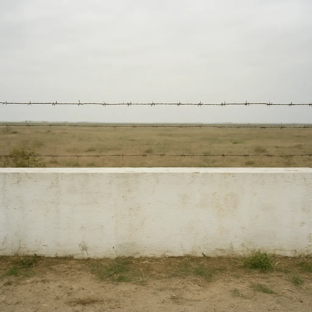 Border fortification between the Union and a departed republic, 1993.