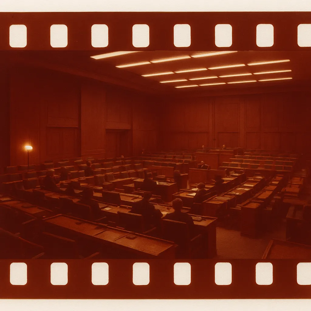 The Verkhovna Rada in session, Ukraine, 1992.