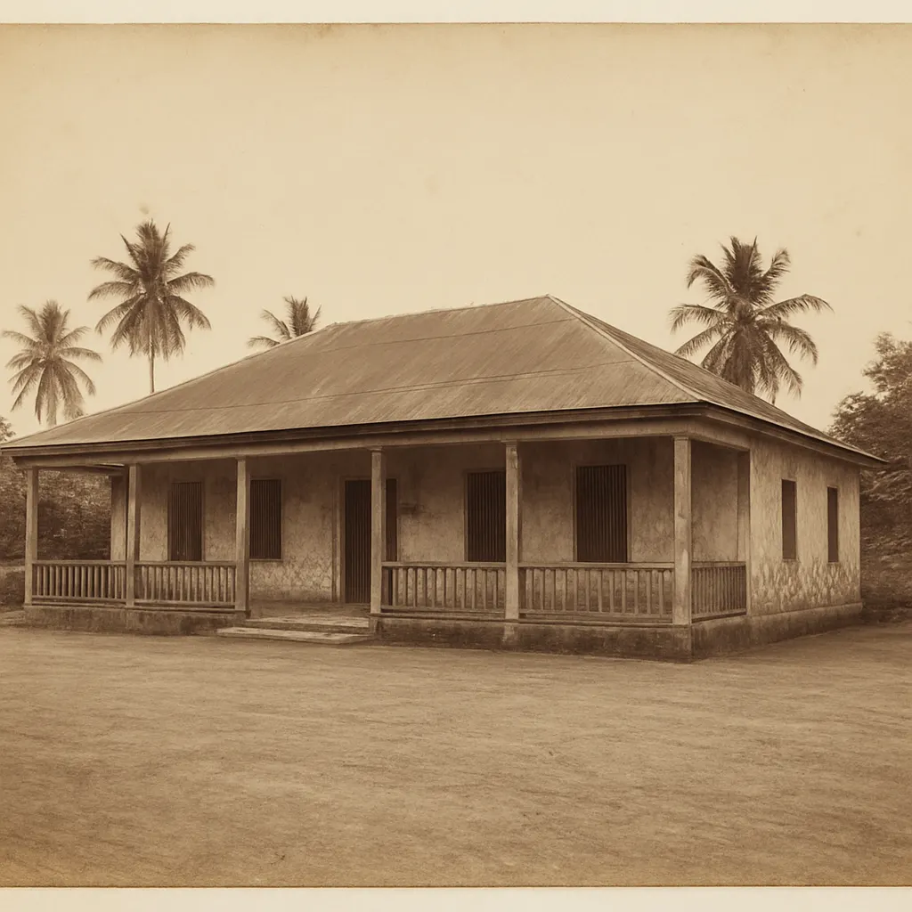 The Pasteur Institute laboratory, Nha Trang, Vietnam, circa 1920.