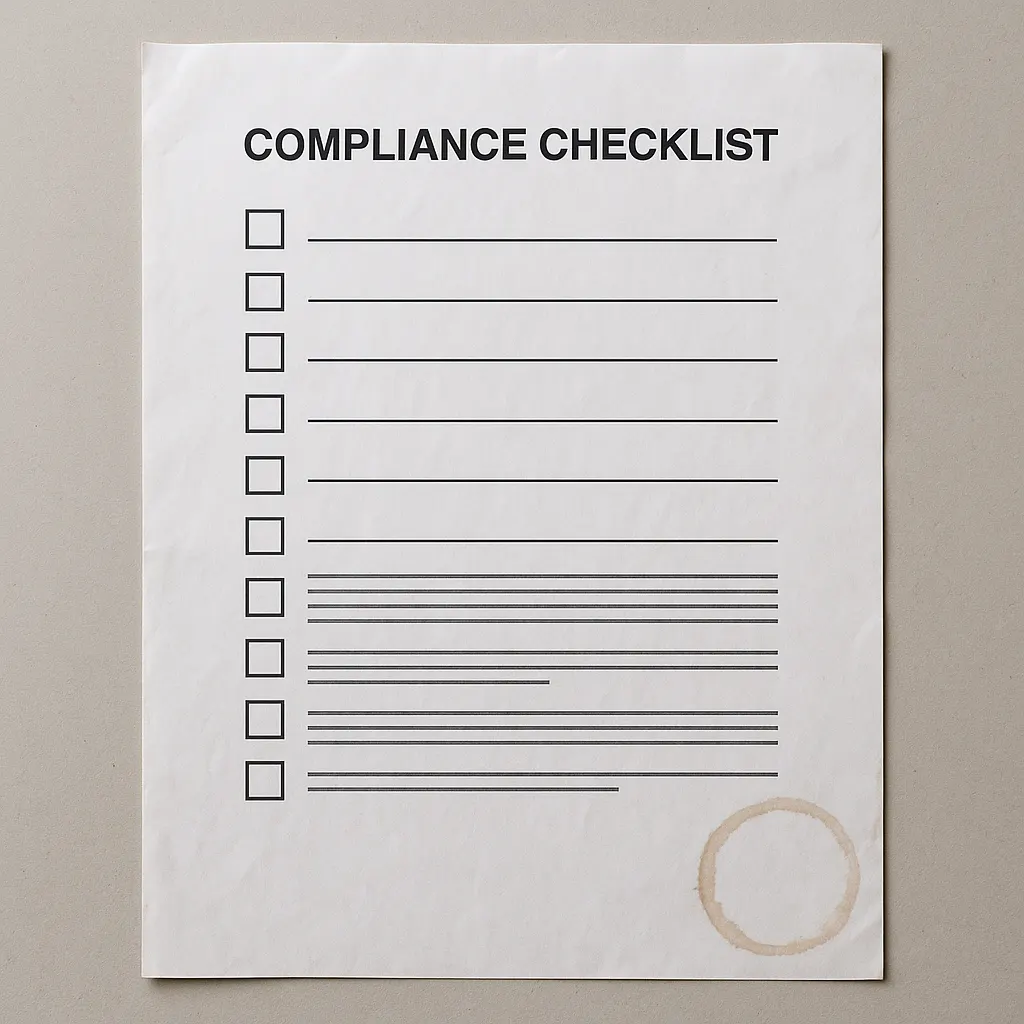 Page of due diligence protocols adopted by American foundations, 2025. Document photograph.