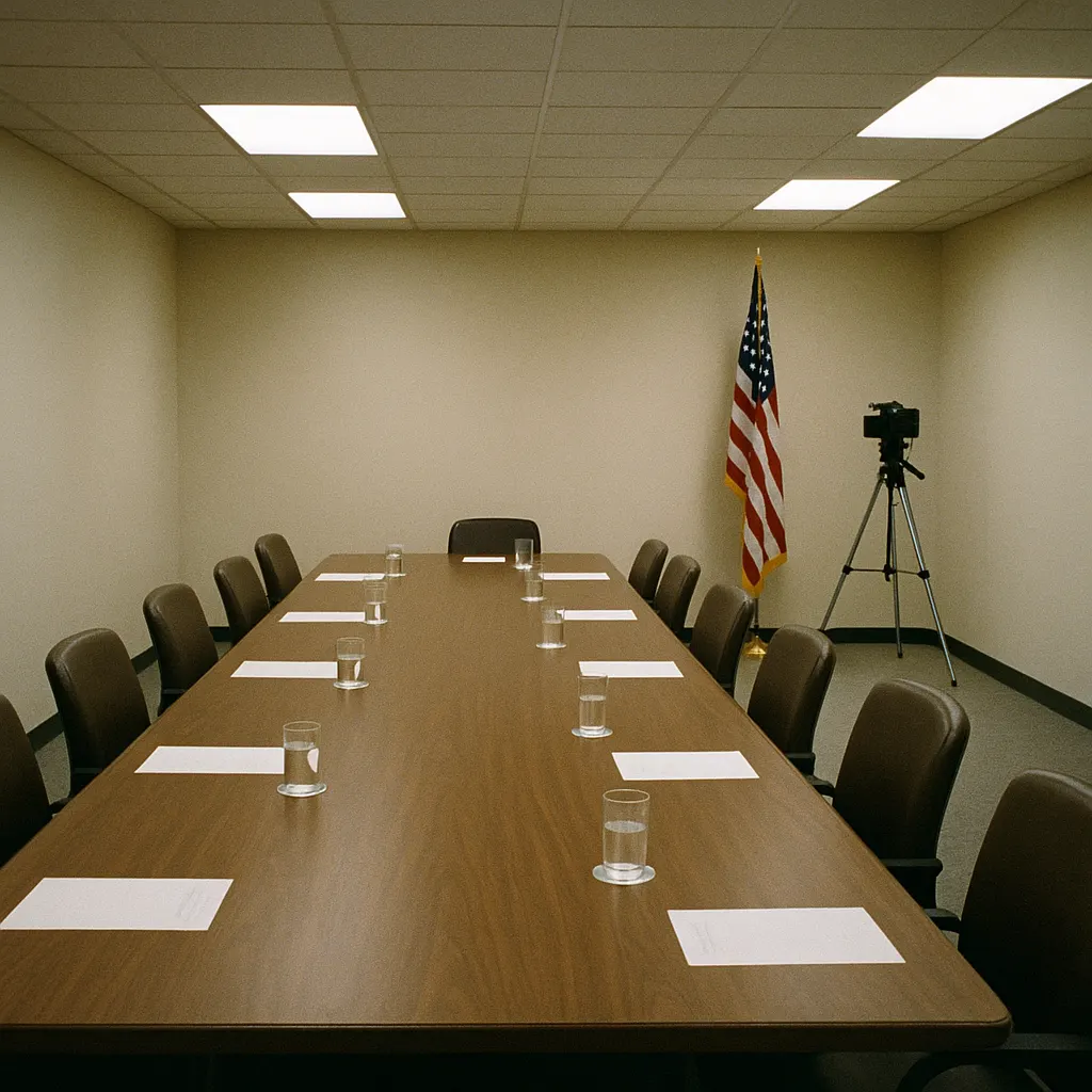 Congress of Republican Delegates session, Moscow, 1993. Institutional meeting chamber.
