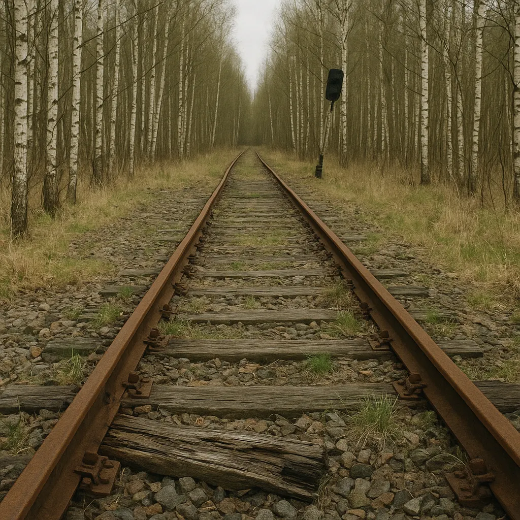 Deferred maintenance on a regional rail line in western Siberia, 1999. Photograph shows typical condition after budget collapse.